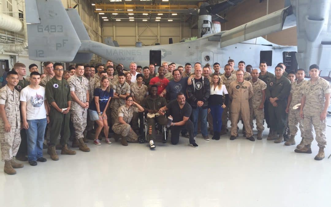Adam Richmond liberates troops with laughter, documents it with “Comedy from the Corps”
