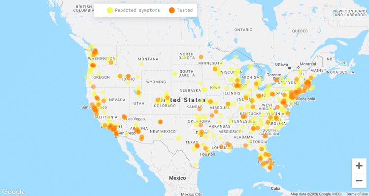 New crowdsourced COVID-19 symptom map could build a more complete pandemic picture – TechCrunch